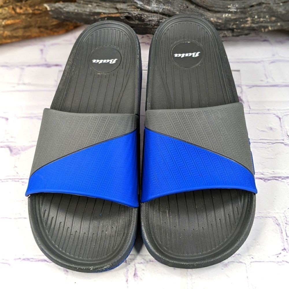 BATA Men's Samule Slipper Slides - Picture 2 of 11